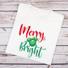 Load image into Gallery viewer, Merry &amp; Bright T-Shirt
