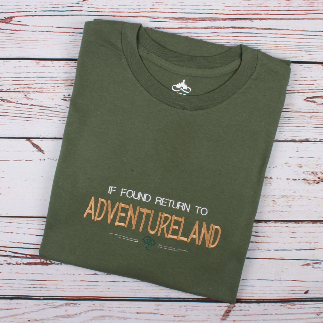 If Found Return to Adventureland T-Shirt